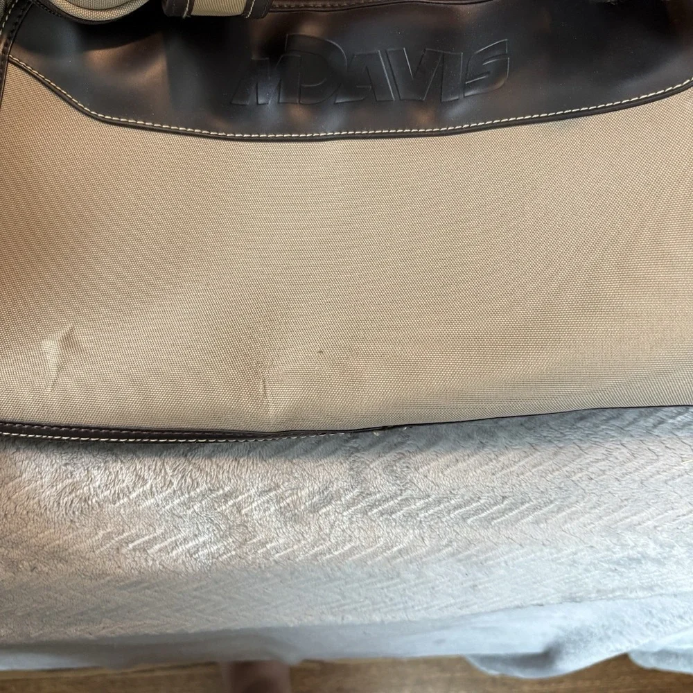 Dockers MDavis Tan Mid Size Duffel Bag